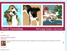 Tablet Screenshot of poochsmooches.com